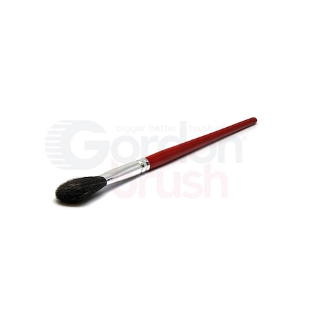 Gordon Brush Size 1/2 Dome Duster - Goat Hair Bristle, Wood Handle, PK12 0662-00050